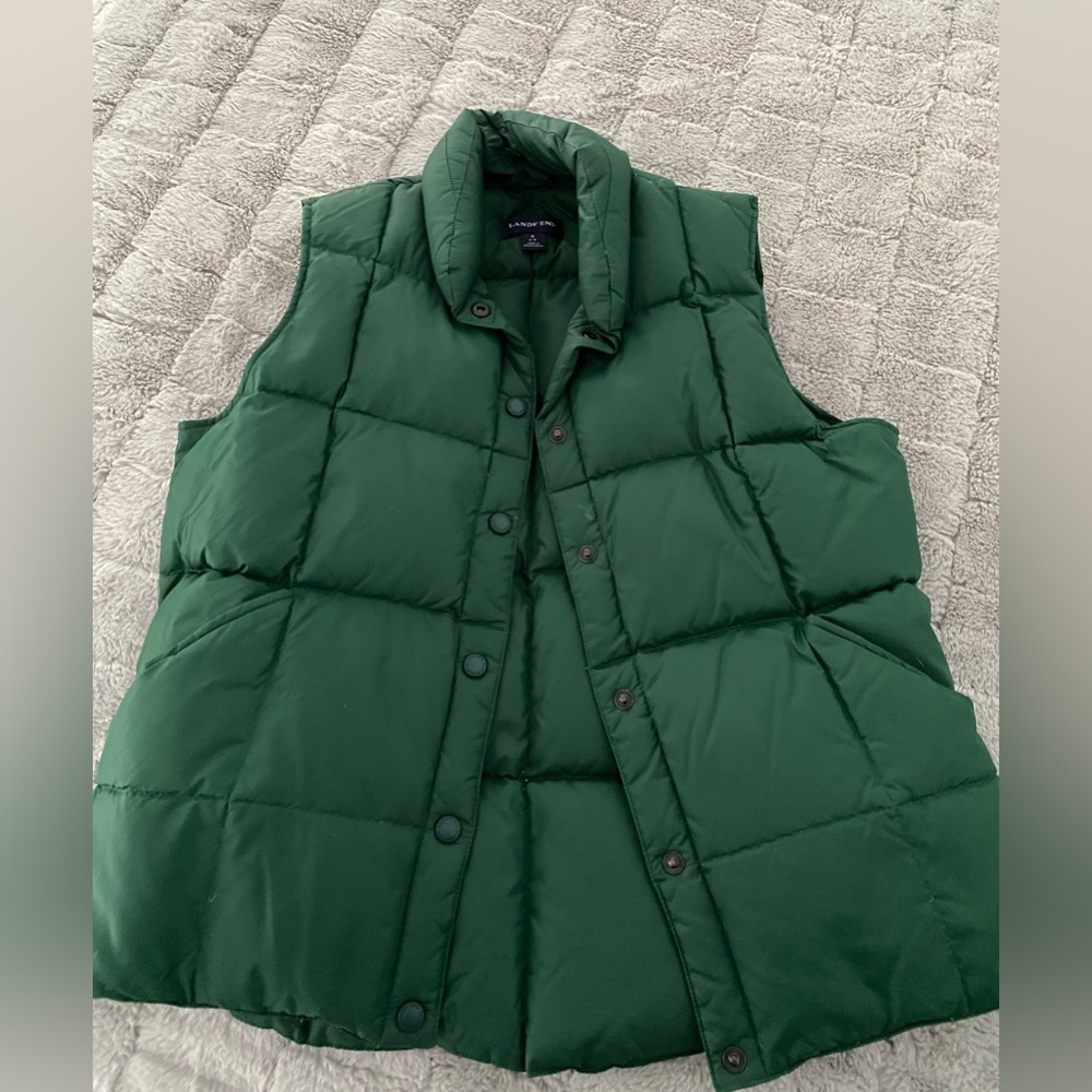 Lands End Down Filled Vest